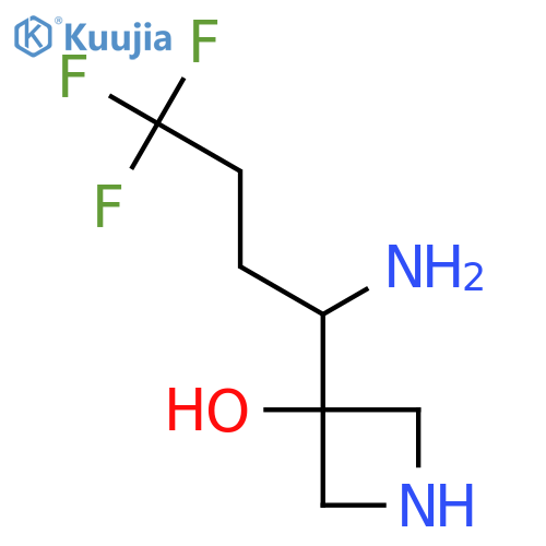 3-(1-Amino-4,4,4-trifluorobutyl)azetidin-3-ol structure