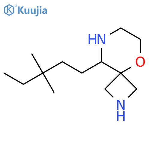 9-(3,3-dimethylpentyl)-5-oxa-2,8-diazaspiro3.5nonane structure