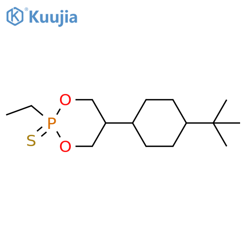5-(4-tert-butylcyclohexyl)-2-ethyl-1,3,2lambda5-dioxaphosphinane-2-thione structure