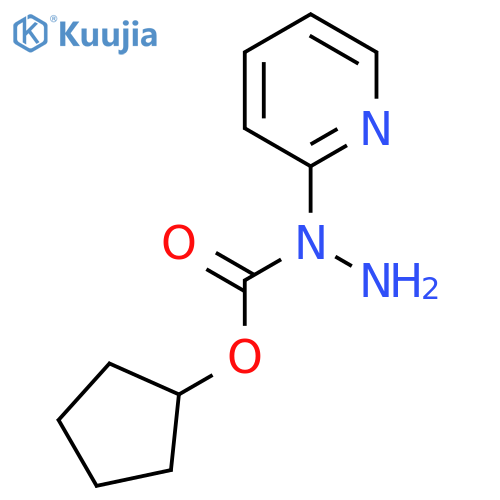 1-(cyclopentyloxy)-N-(pyridin-2-yl)formohydrazide structure