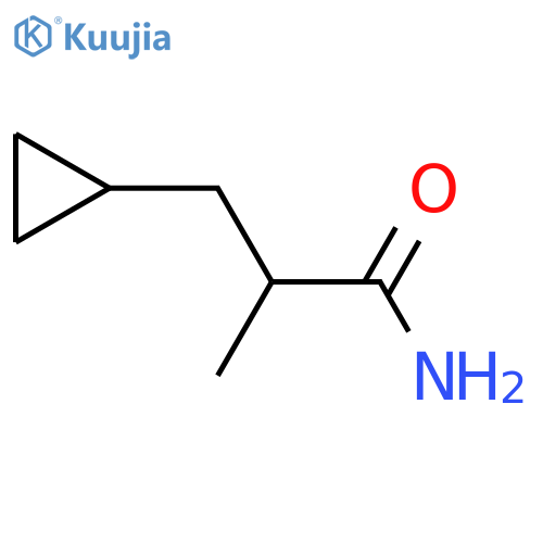 3-Cyclopropyl-2-methylpropanamide structure