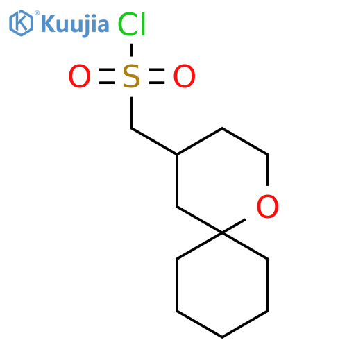 1-oxaspiro5.5undecan-4-ylmethanesulfonyl chloride structure