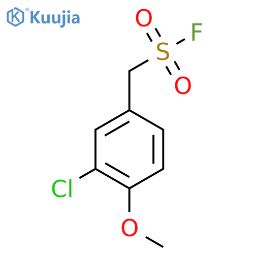 (3-Chloro-4-methoxyphenyl)methanesulfonyl fluoride structure