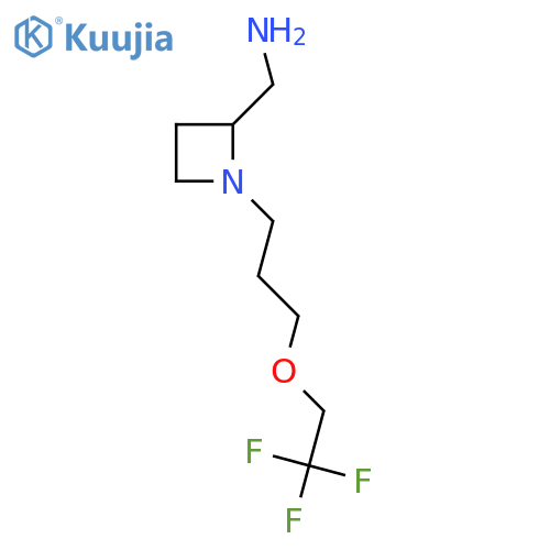 {1-3-(2,2,2-trifluoroethoxy)propylazetidin-2-yl}methanamine structure
