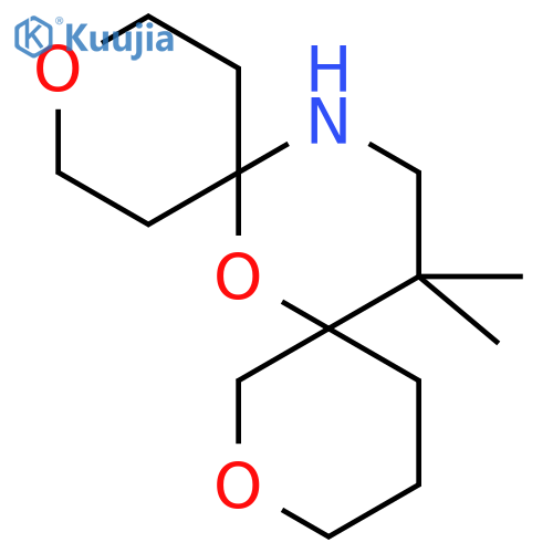16,16-dimethyl-2,7,11-trioxa-14-azadispiro5.1.5^{8}.3^{6}hexadecane structure