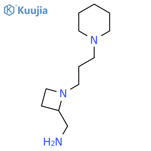 {1-3-(piperidin-1-yl)propylazetidin-2-yl}methanamine structure