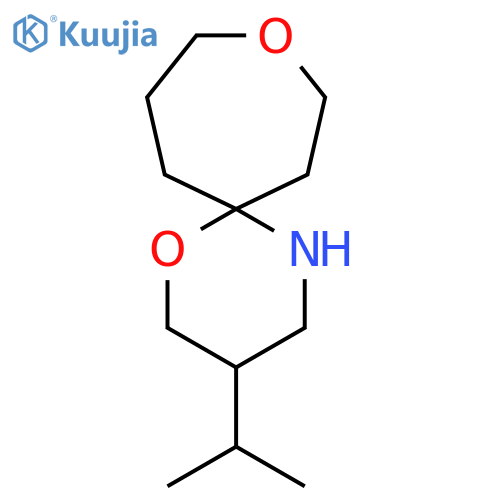 3-(propan-2-yl)-1,9-dioxa-5-azaspiro5.6dodecane structure