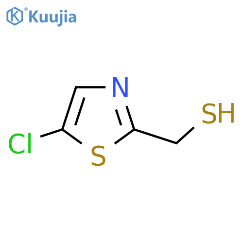 (5-chloro-1,3-thiazol-2-yl)methanethiol structure