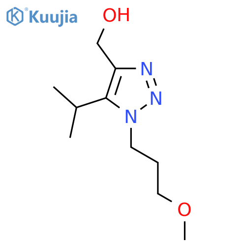 1-(3-methoxypropyl)-5-(propan-2-yl)-1H-1,2,3-triazol-4-ylmethanol structure