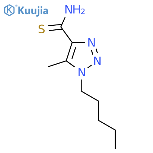 5-methyl-1-pentyl-1H-1,2,3-triazole-4-carbothioamide structure