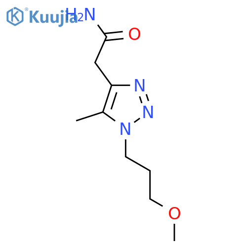 2-1-(3-methoxypropyl)-5-methyl-1H-1,2,3-triazol-4-ylacetamide structure