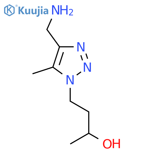 4-4-(aminomethyl)-5-methyl-1H-1,2,3-triazol-1-ylbutan-2-ol structure