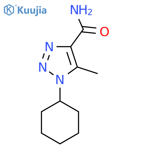 1-cyclohexyl-5-methyl-1H-1,2,3-triazole-4-carboxamide structure