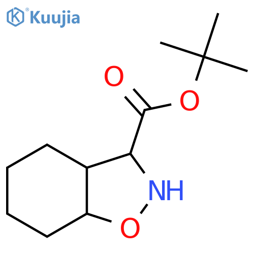 tert-butyl octahydro-1,2-benzoxazole-3-carboxylate structure