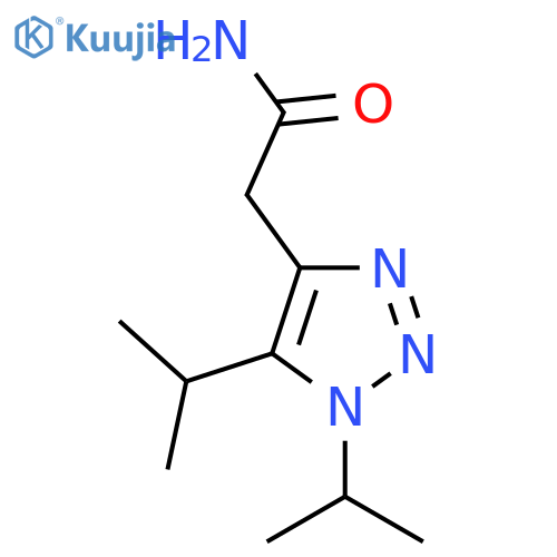 2-bis(propan-2-yl)-1H-1,2,3-triazol-4-ylacetamide structure
