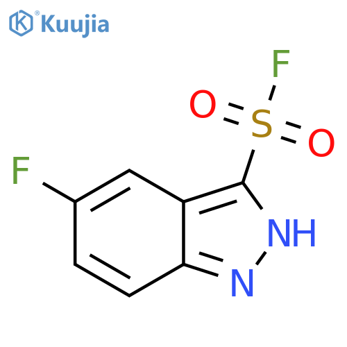 5-fluoro-1H-indazole-3-sulfonyl fluoride structure