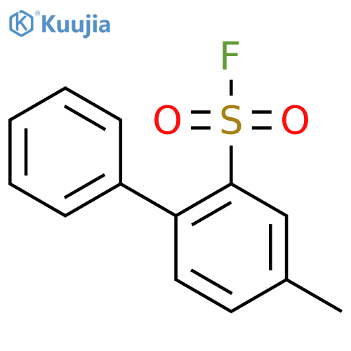 5-methyl-2-phenylbenzene-1-sulfonyl fluoride structure