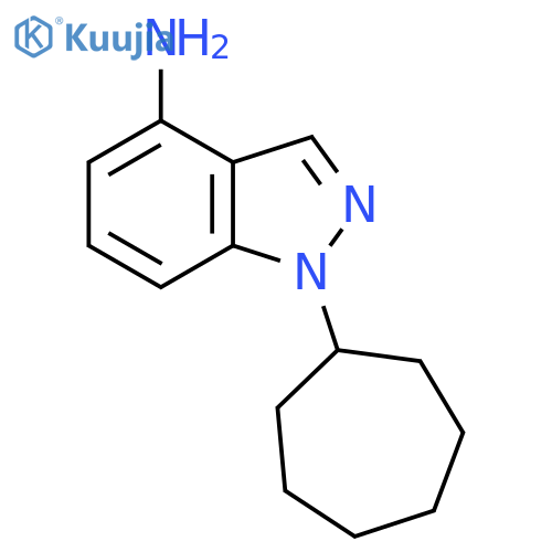 1-cycloheptyl-1H-indazol-4-amine structure