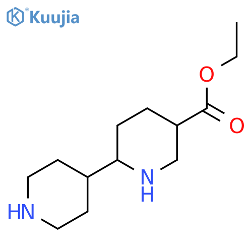 ethyl 6-(piperidin-4-yl)piperidine-3-carboxylate structure