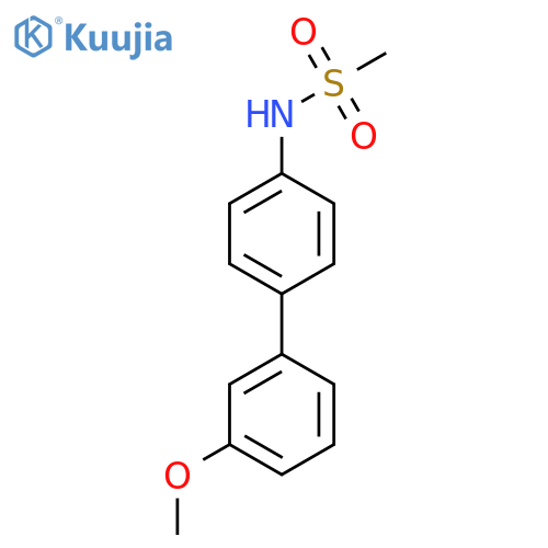 N-4-(3-methoxyphenyl)phenylmethanesulfonamide structure