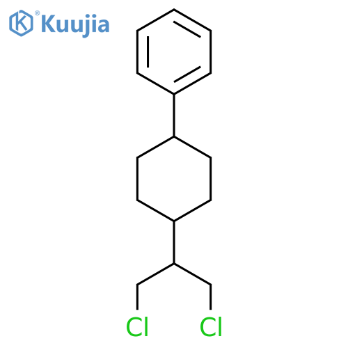 4-(1,3-dichloropropan-2-yl)cyclohexylbenzene structure