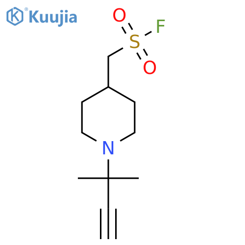 1-(2-methylbut-3-yn-2-yl)piperidin-4-ylmethanesulfonyl fluoride structure