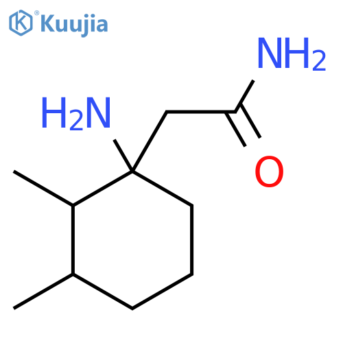 2-(1-amino-2,3-dimethylcyclohexyl)acetamide structure