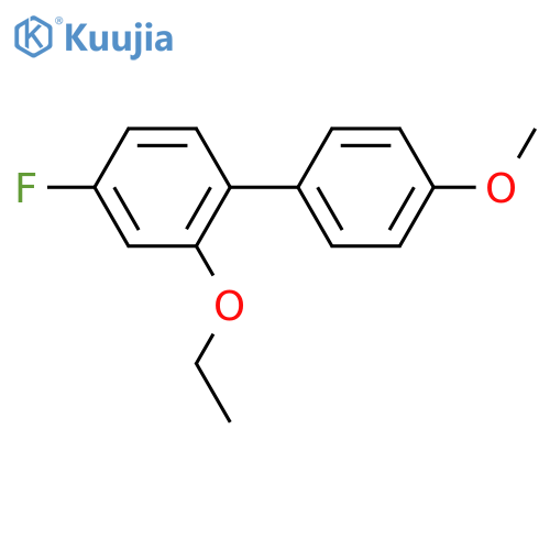 2-ethoxy-4-fluoro-1-(4-methoxyphenyl)benzene structure