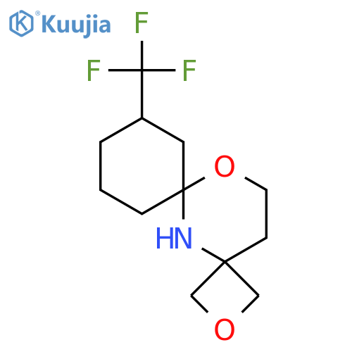 8-(trifluoromethyl)-2,12-dioxa-5-azadispiro3.1.5^{6}.3^{4}tetradecane structure
