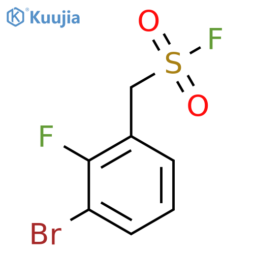 (3-bromo-2-fluorophenyl)methanesulfonyl fluoride structure