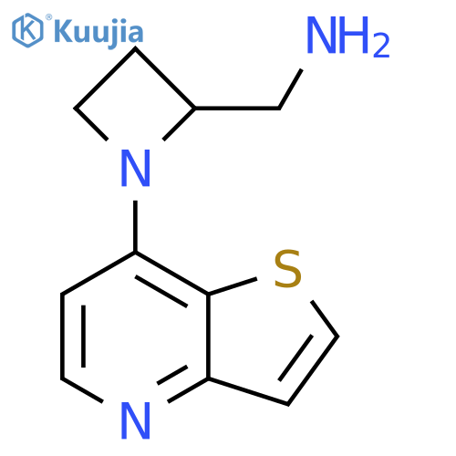 (1-{thieno3,2-bpyridin-7-yl}azetidin-2-yl)methanamine structure