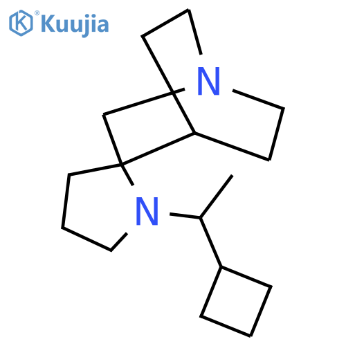 1'-(1-cyclobutylethyl)-4-azaspirobicyclo2.2.2octane-2,2'-pyrrolidine structure