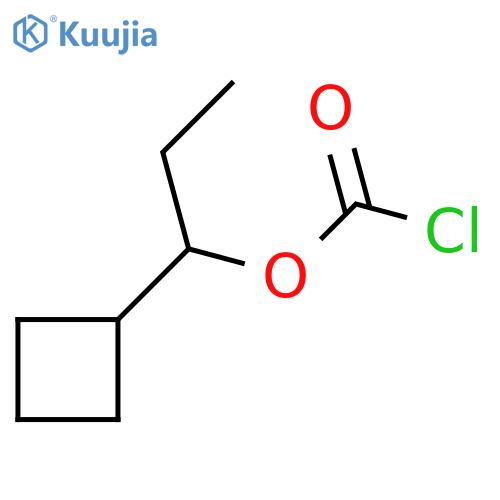 1-cyclobutylpropyl chloroformate structure