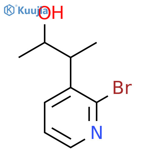 3-(2-bromopyridin-3-yl)butan-2-ol structure