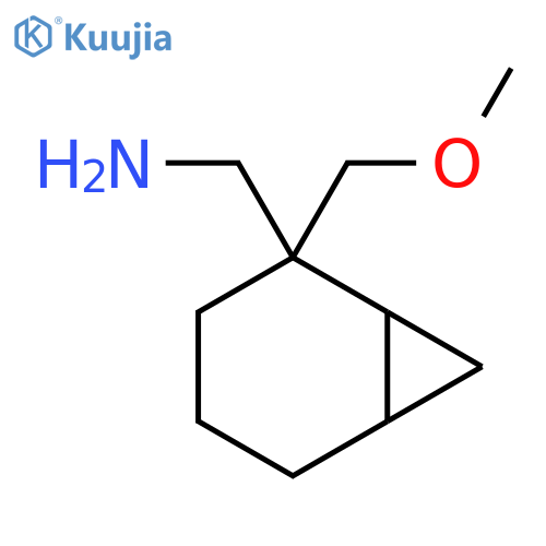 2-(methoxymethyl)bicyclo4.1.0heptan-2-ylmethanamine structure