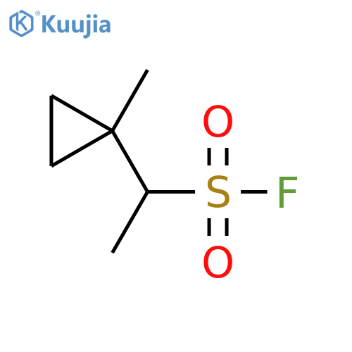 1-(1-methylcyclopropyl)ethane-1-sulfonyl fluoride structure