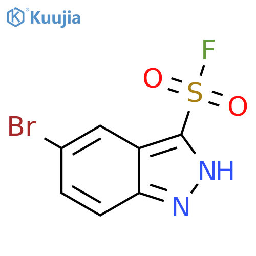 5-bromo-1H-indazole-3-sulfonyl fluoride structure