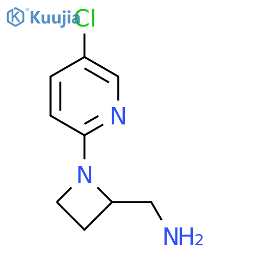 1-(5-chloropyridin-2-yl)azetidin-2-ylmethanamine structure
