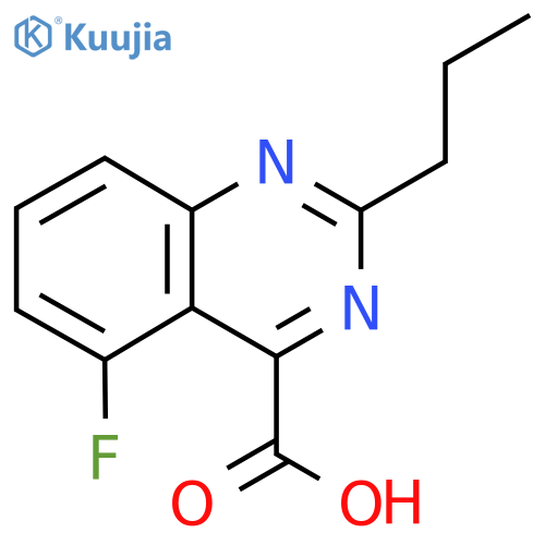 5-fluoro-2-propylquinazoline-4-carboxylic acid structure