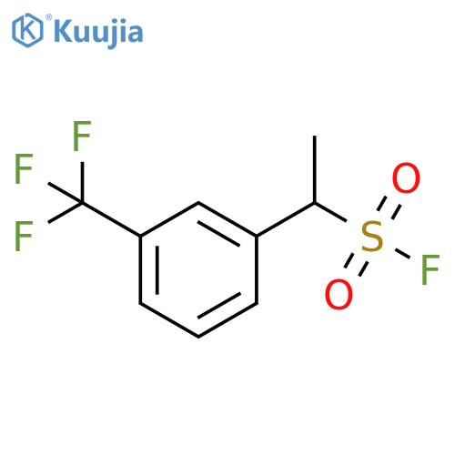 1-3-(trifluoromethyl)phenylethane-1-sulfonyl fluoride structure