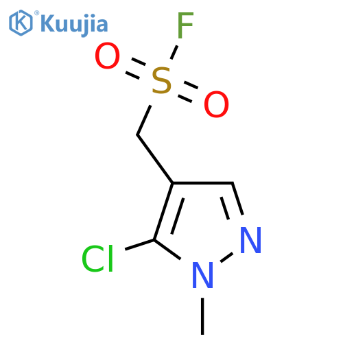 (5-chloro-1-methyl-1H-pyrazol-4-yl)methanesulfonyl fluoride structure