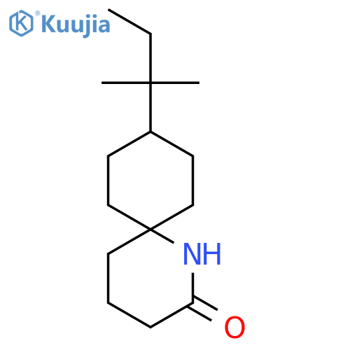 9-(2-methylbutan-2-yl)-1-azaspiro5.5undecan-2-one structure