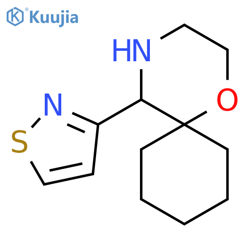 5-(1,2-thiazol-3-yl)-1-oxa-4-azaspiro5.5undecane structure