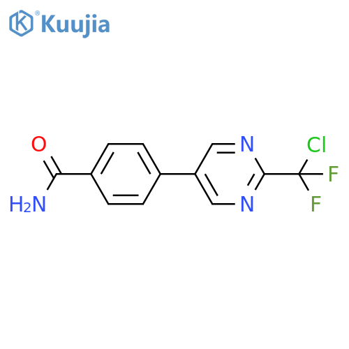 4-2-(chlorodifluoromethyl)pyrimidin-5-ylbenzamide structure