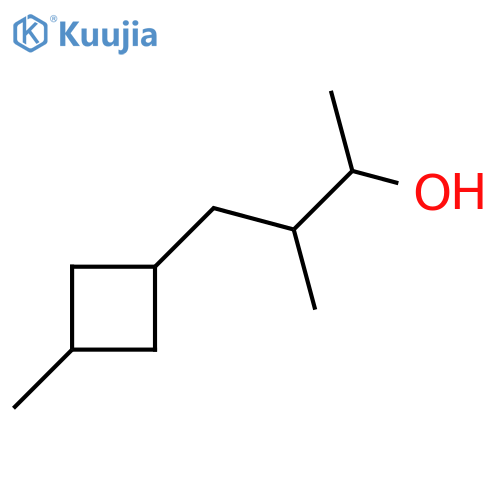 3-methyl-4-(3-methylcyclobutyl)butan-2-ol structure