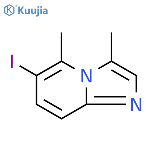 6-iodo-3,5-dimethylimidazo1,2-apyridine structure