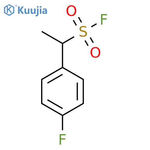 1-(4-fluorophenyl)ethane-1-sulfonyl fluoride structure