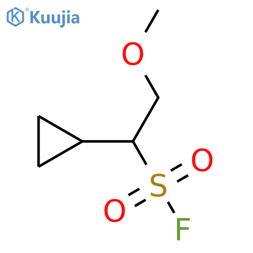 1-cyclopropyl-2-methoxyethane-1-sulfonyl fluoride structure