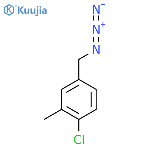 4-(azidomethyl)-1-chloro-2-methylbenzene structure
