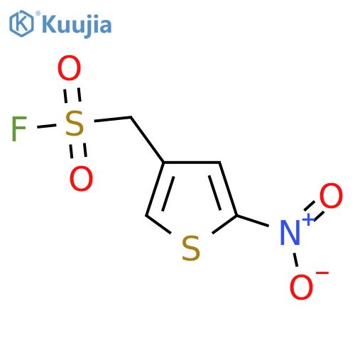(5-nitrothiophen-3-yl)methanesulfonyl fluoride structure